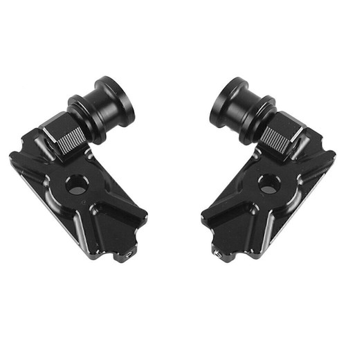 Black swingarm spools - black,