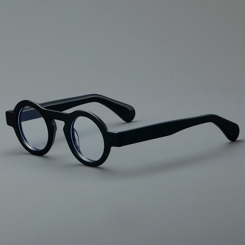 Thick acetate retro round - thick,