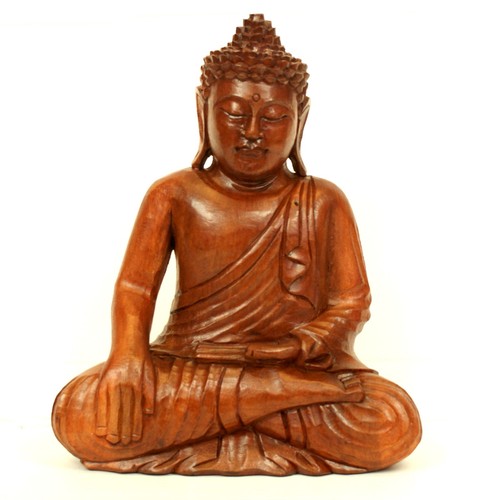 Hand carved wooden meditating - hand,