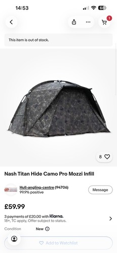 Nash t4212 titan hide - t4212, bivvy