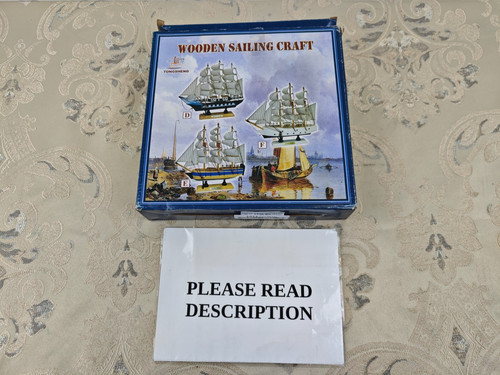 Sailing boat model wooden - sailing,