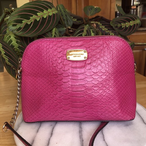 Michael kors fuschia python - michael,