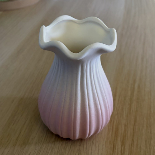 Pink white ribbed - pink,