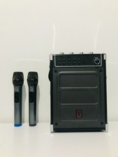 JYX Karaoke Machine 2 UHF Wireless Microphones, JYX-69BT Bluetooth Speaker