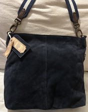 Fat Face Navy Blue Suede