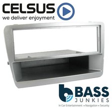 Honda Civic EP1 EP2 EP3 EP4 Single Din Silver Car Stereo Fascia Panel AFC5217