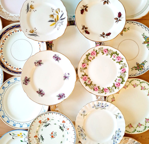 Mismatch china pretty - mismatch, vintage