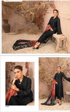 3 Piece Stitched Suit by Tawakkal, Embroided, Staple Fabric with Solid Shawl