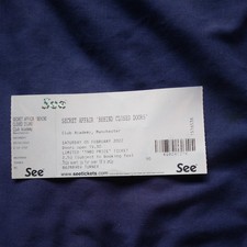 secret affair behind closed doors concert gig ticket 2022  unused mod revival 