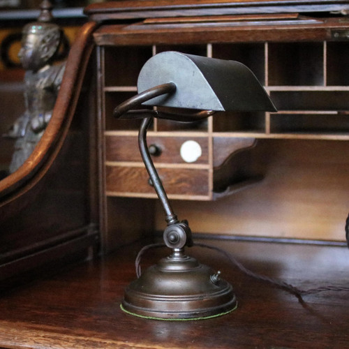 Antique brass bankers - bankers, library