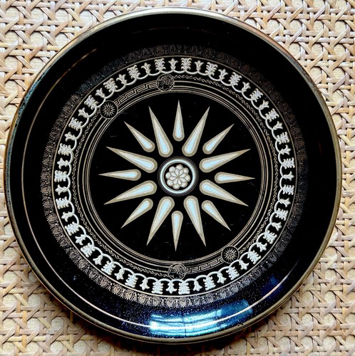 Greek scene souvenir plate - scene,