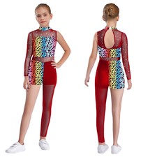 Girls Animal Print Leotard