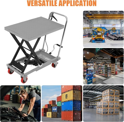 Hydraulic lift table - table, cart