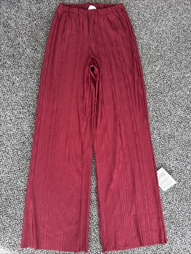 Topshop burgundy crinkle