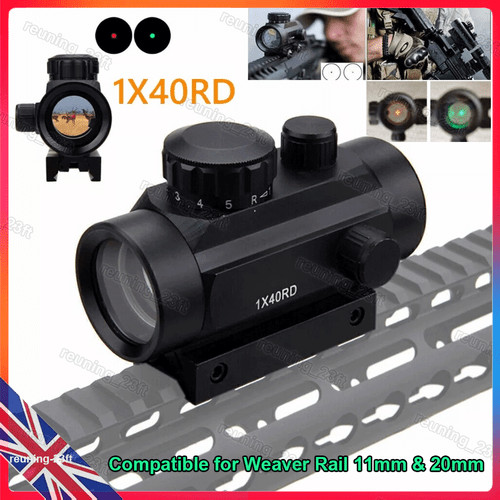 Tactical red green dot cross - red, dot/cross