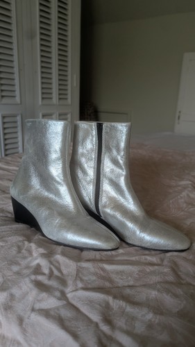 Vagabond silver ankle boots - vagabond,