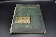 Rare & Impressive Large Antique Victorian Scrapbook Album 1886