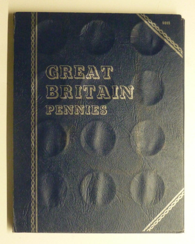 Whitman folders pennies - folders, gb