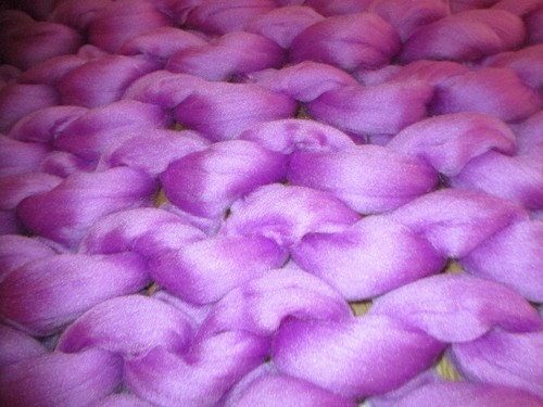 Giant knitted blanket - knitted, super
