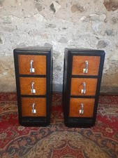 ART DECO BEDSIDE CABINETS