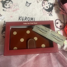 Cora Taylor red polka dot purse.  New.