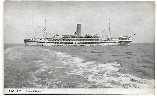 Hospital ship hmhs - -, lanfranc