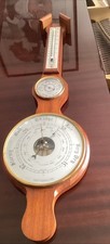 Vintage wooden weathermaster - wooden,