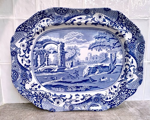 Largest spode blue - largest,