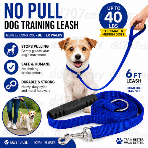 Pull dog training leash - pull,