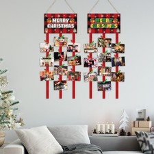 2 Pieces Christmas Card Holder