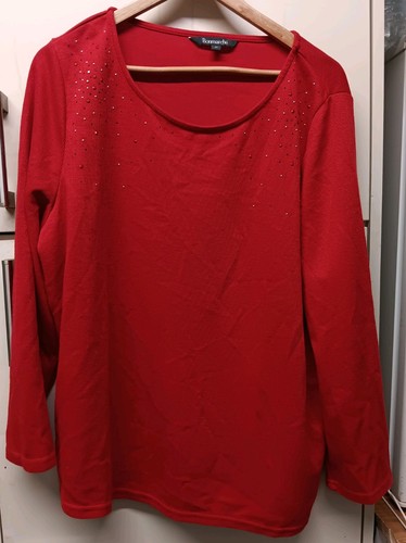 Womens red jumper - size, by