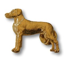 Rhodesian Ridgeback Pin - 24K