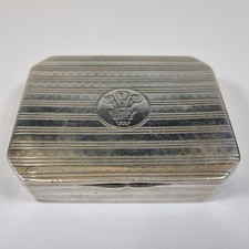 Antique Solid Silver Tein