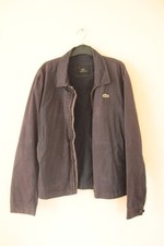 Mens Lacoste Harrington style navy blue jacket Size 54, Large? P2P 21 Length 27 