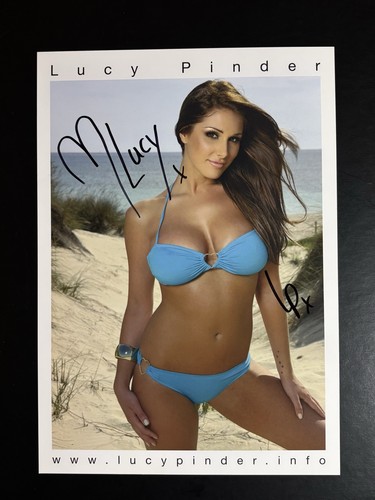 Lucy pinder signed 6x8 - lucy, photo