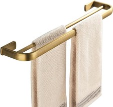 Flybath Towel Rail Bar Double Layer Brass Bathroom Stylish Towel Rack Holder