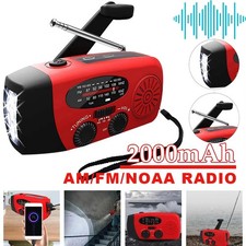 2000mAh Wind Up Solar Radio