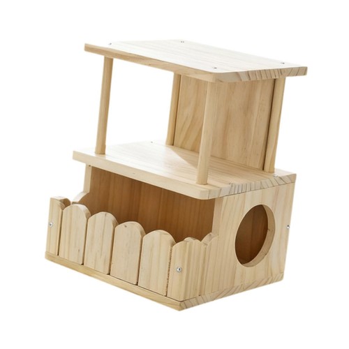 Wood chinchillas house - chinchillas,