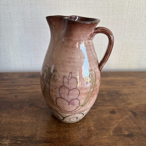 Studio pottery jug pinched - studio,