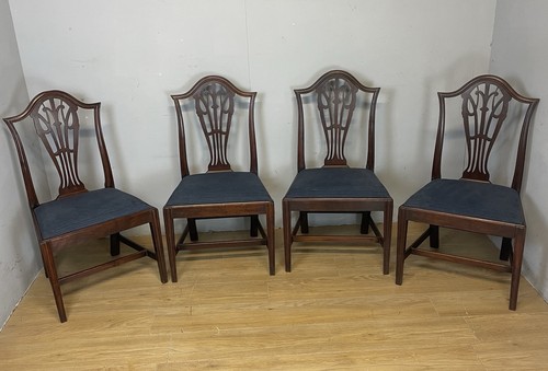 Set four georgian mahogany - set,