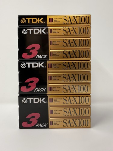 Lot tdk x100 type ii - 10,