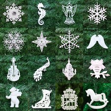 White christmas tree - christmas,