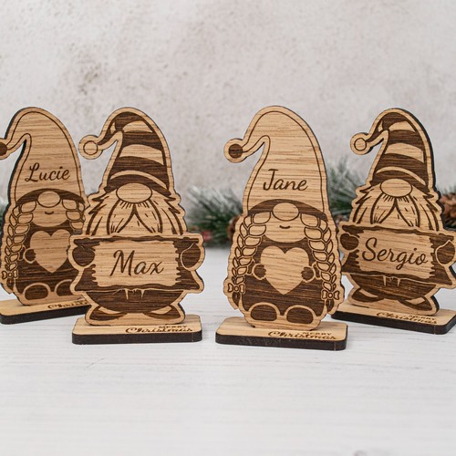 Christmas gnome table place - christmas,