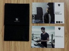 GENUINE PEUGEOT EXPERT TRAVELLER OWNERS MANUAL WITH WALLET 2018-2024