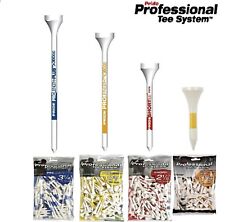 PTS Professional Tees System Wooden Wood Titanium Golf Tee 38,53,69,83mm