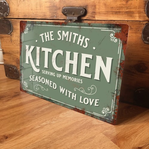 Personalised kitchen sign - personalised,