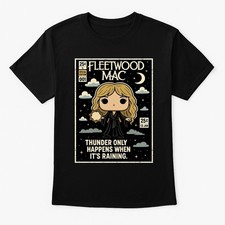 Fleetwood Mac Thunder Only Happens Comic Music Art Kids Unisex T-Shirt