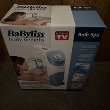 Babyliss Body Benefits Bath Spa Therapy Home Jet Whirlpool + Attachments 