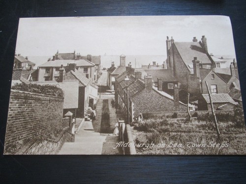 Postcard aldeburgh sea - postcard, on