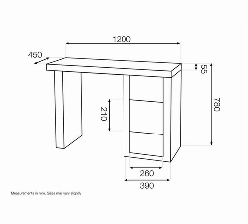 Luxury nail desk - desk, top